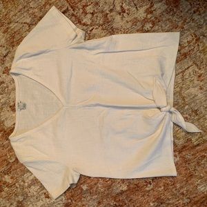 JCrew White Breezy Top